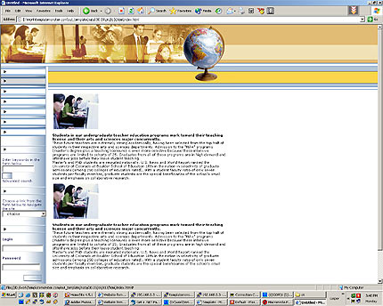 Template #813, Html Homepage Screenshot