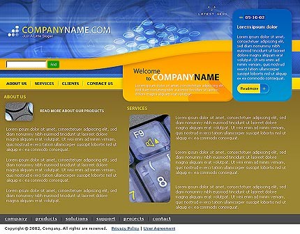 business&nbsp;site template