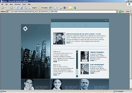 business&nbsp;site template