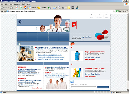 pharmaceutical&nbsp;site template
