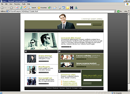 business&nbsp;site template