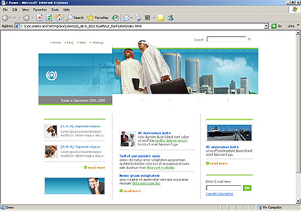 company&nbsp;website template