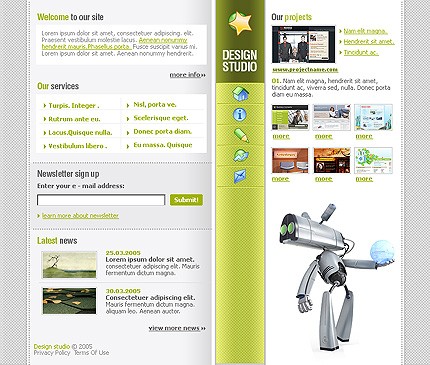 design&nbsp;site template
