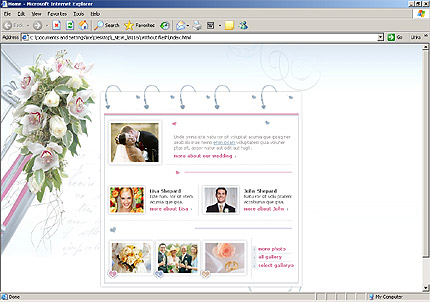 wedding&nbsp;site template