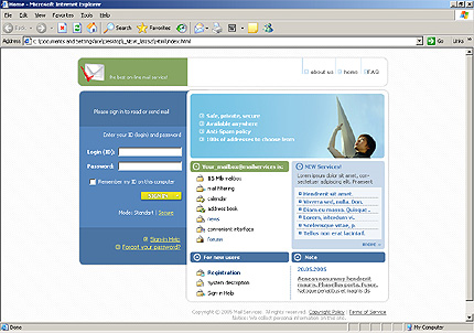 communications&nbsp;website template