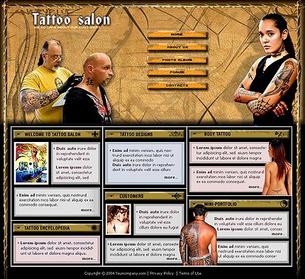 tatto&nbsp;site template