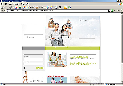 family&nbsp;website template