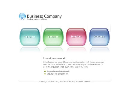 business&nbsp;site template