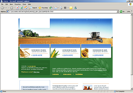 company&nbsp;website template