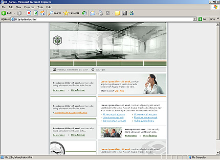 business&nbsp;site template