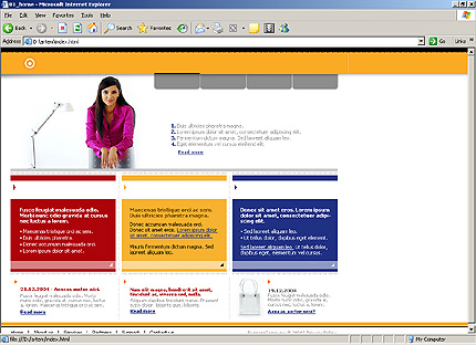 business&nbsp;site template