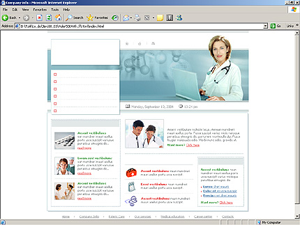 medical&nbsp;site template