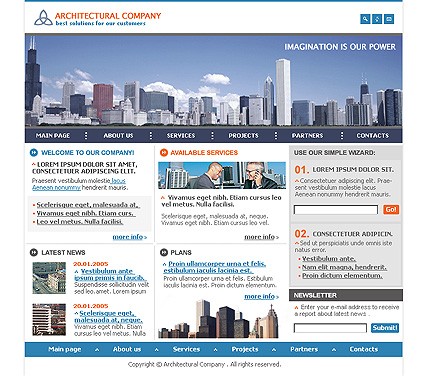 architecture&nbsp;site template