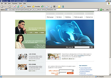 insurance&nbsp;site template