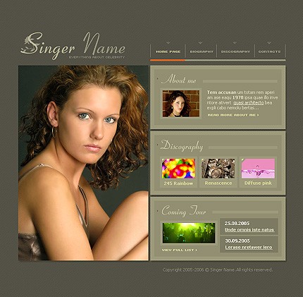 personal&nbsp;site template