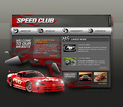 sport&nbsp;site template