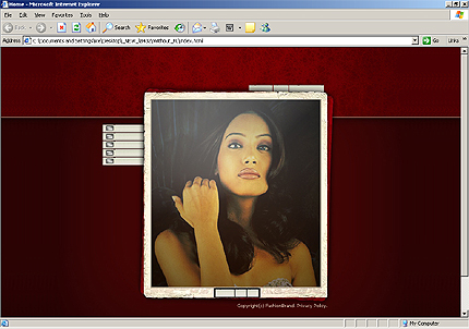 fashion&nbsp;site template