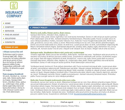 insurance&nbsp;site template