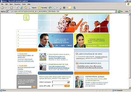 company&nbsp;website template