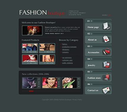 online&nbsp;site template