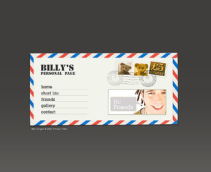 personal&nbsp;site template