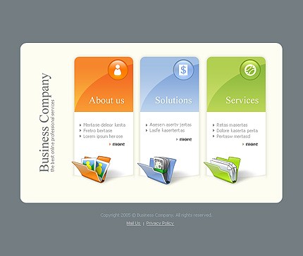 business&nbsp;site template