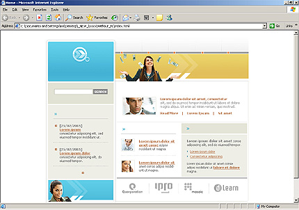 company&nbsp;website template