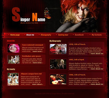 personal&nbsp;site template