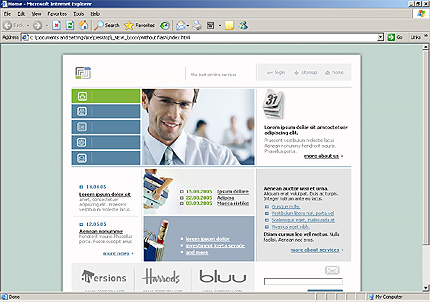 company&nbsp;website template