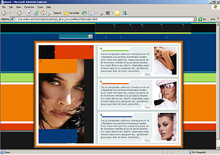 fashion&nbsp;site template
