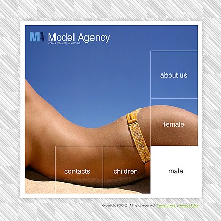 model&nbsp;site template