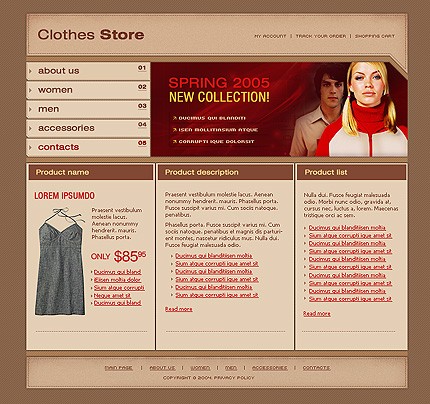 online&nbsp;site template