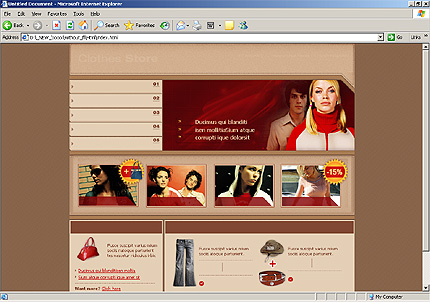 shop&nbsp;website template
