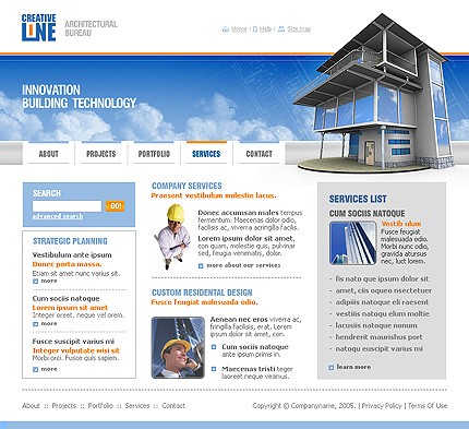 exterior&nbsp;site template