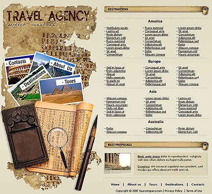 travel&nbsp;site template