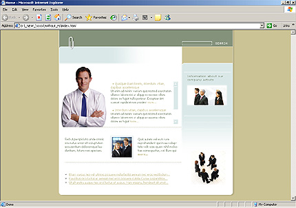 business&nbsp;site template