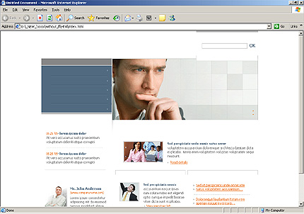 business&nbsp;site template
