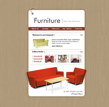 interior&nbsp;site template