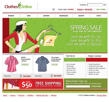 site template