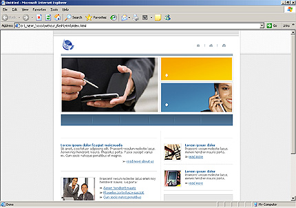 company&nbsp;website template