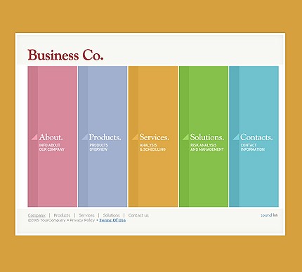 business&nbsp;site template