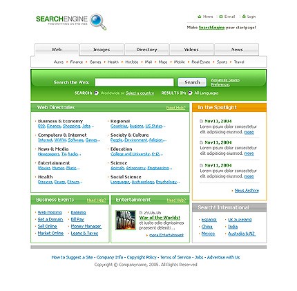 portal&nbsp;site template