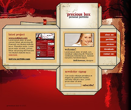 personal&nbsp;site template