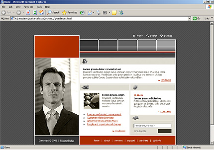 business&nbsp;site template