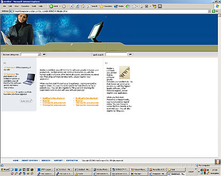 company&nbsp;website template
