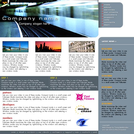 business&nbsp;site template