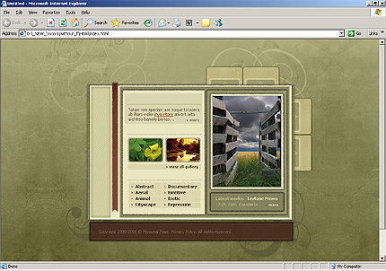 web&nbsp;website template