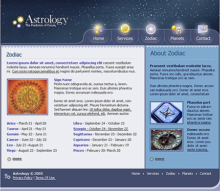 science&nbsp;site template
