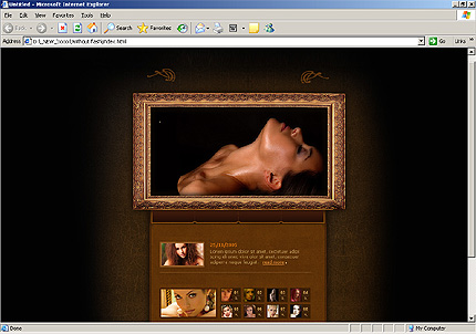 model&nbsp;site template