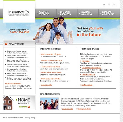 insurance&nbsp;site template